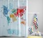 Map Shower Curtain