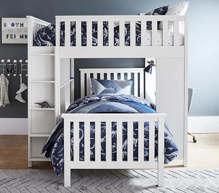 Elliott Full Loft System Twin Bed Set Pottery Barn Kids