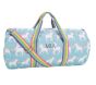 Mackenzie Aqua Unicorn Parade Large Duffle Bag