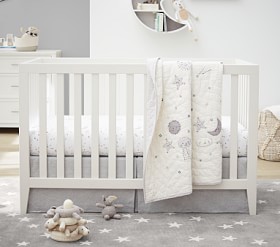 Skye Linen Baby Bedding Crib Bedding Pottery Barn Kids