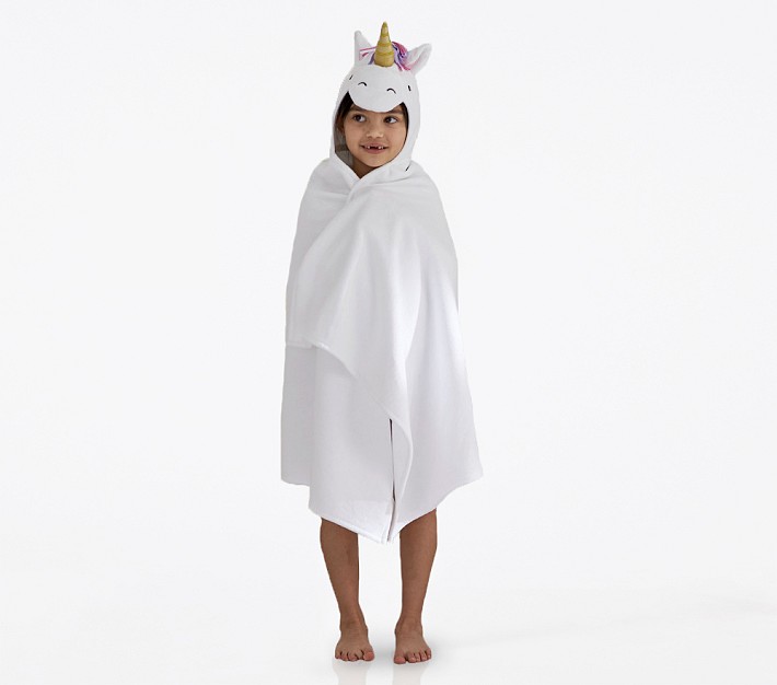 Unicorn Hooded Towel | Pottery Barn Kids