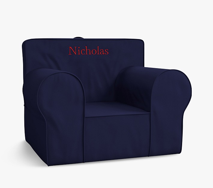 Oversized Anywhere Chair&#174;, Navy Slipcover Only