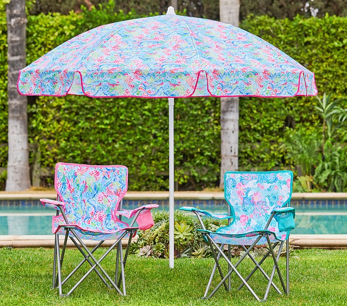 Lilly Pulitzer Mermaid Cove Umbrella Pottery Barn Kids