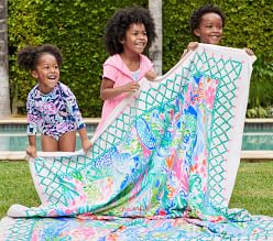 Lilly Pulitzer Mermaid Cove Family Towel