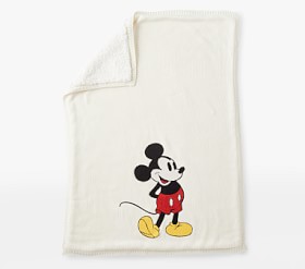 Disney Mickey Mouse And Minnie Mouse Heirloom Baby Blankets Pottery Barn Kids