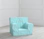 My First Anywhere Chair&#174;, Aqua with White Piping