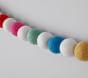 Multi Felted Ball Garland