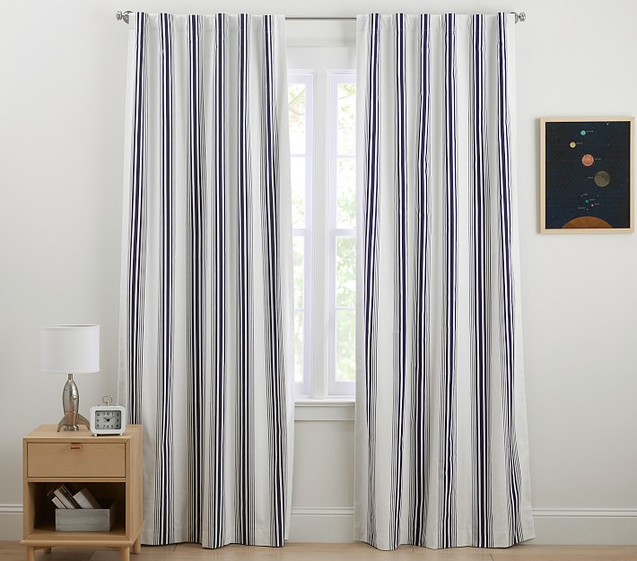 Ian Classic Stripe Blackout Curtain