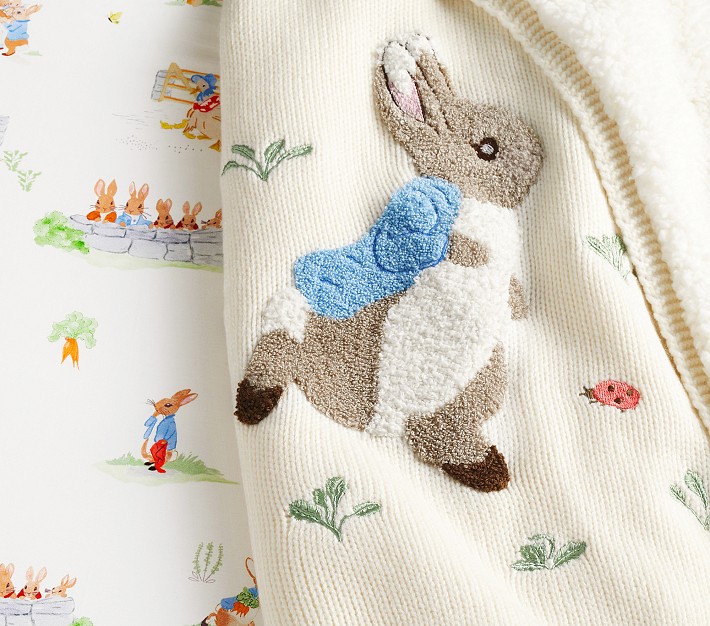 Peter Rabbit Heirloom Baby Blanket