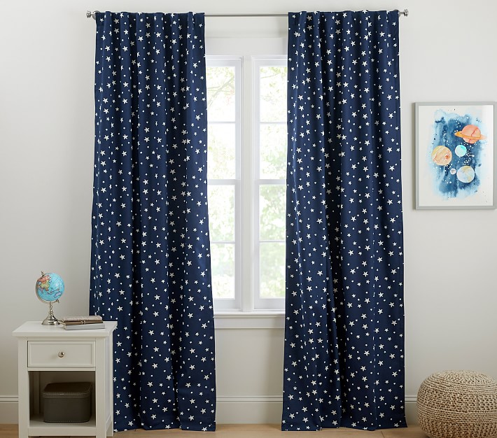 Shining Star Glow-in-the-Dark Blackout Curtain