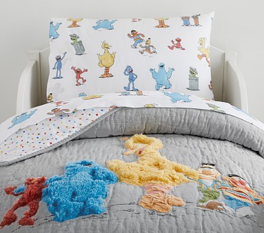 Sesame Street Toddler Bedding Pottery Barn Kids