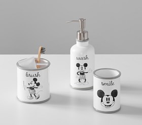 Black Mickey Mouse sold bathroom set