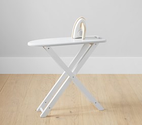 Childrens wooden ironing board set online