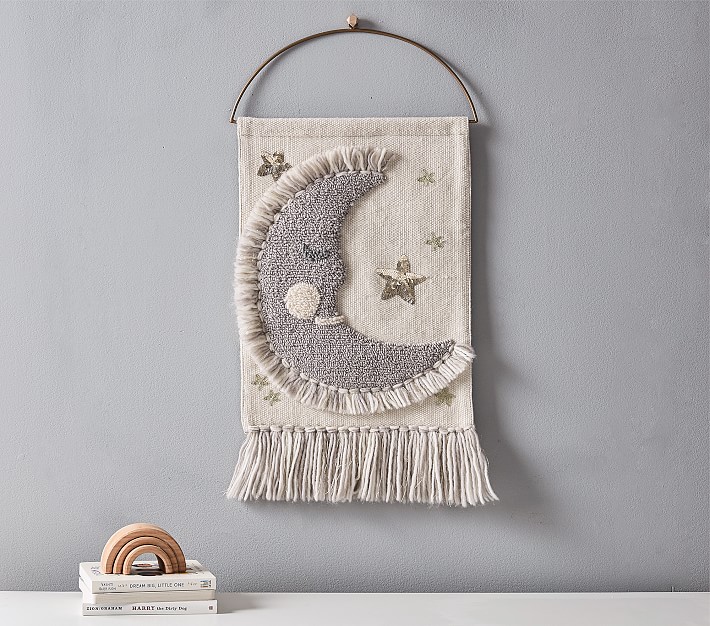 Moon Woven Wall Tapestry