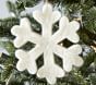 Wool Snowflake Ornaments, Set of 8