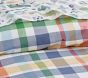 Landon Plaid Organic Duvet Cover &amp; Shams