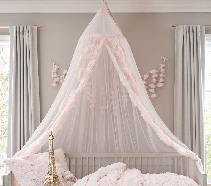 Pottery Barn Kids Monique Lhullier hotsell Blush Petal Canopy