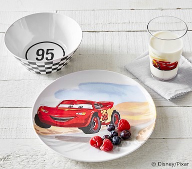 Disney Pixar Cars Kids Dinnerware Gift Set Pottery Barn Kids