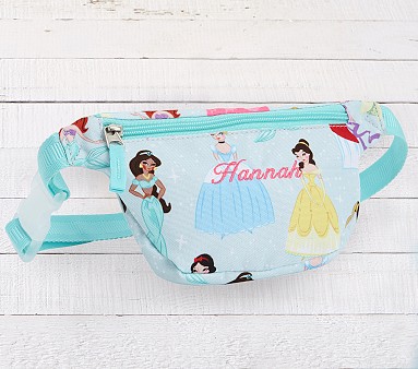 Aqua Disney Princess Kids Fanny Pack Pottery Barn Kids