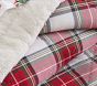 Morgan Plaid Sherpa Comforter &amp; Shams