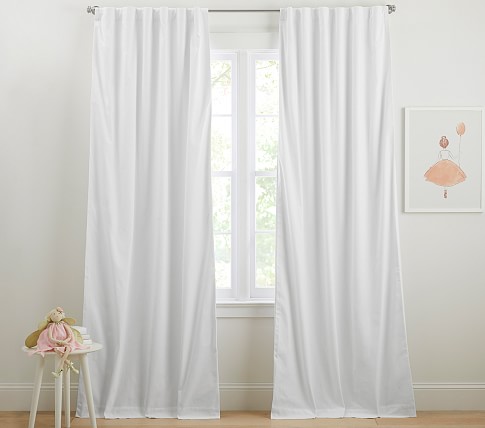 Pottery Barn Teen Microfiber Pintuck Noise Reducing Blackout 2024 Curtain