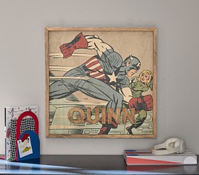 Marvel's Captain America Wall Art | Pottery Barn Kids