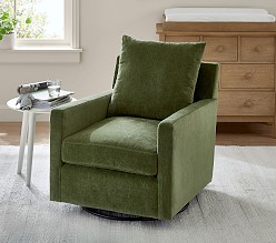 Ayden Square Arm Swivel Glider