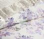 LoveShackFancy Lavender Damask Ruffle Organic Duvet Cover &amp; Shams