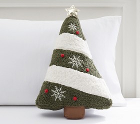 Light Up Christmas Tree Pillow