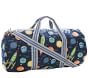 Mackenzie Navy Solar System Glow-in-the-Dark Large Duffle Bag