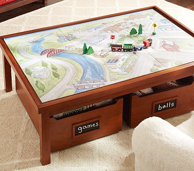 Pottery barn kids train table on sale