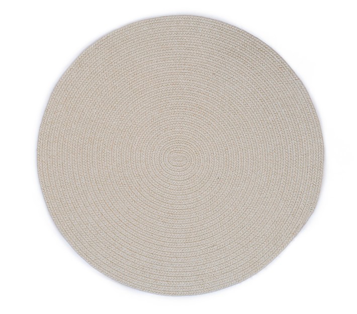 Performance Natural Braided Reversible Round Rug