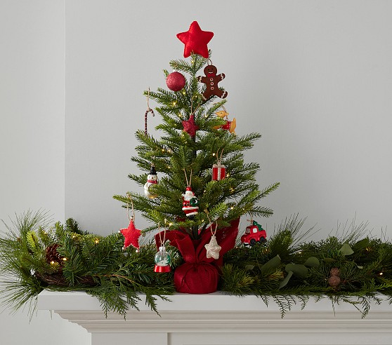 Pottery Barn Pom-Pom sale Felted Wool Christmas Tree Decor