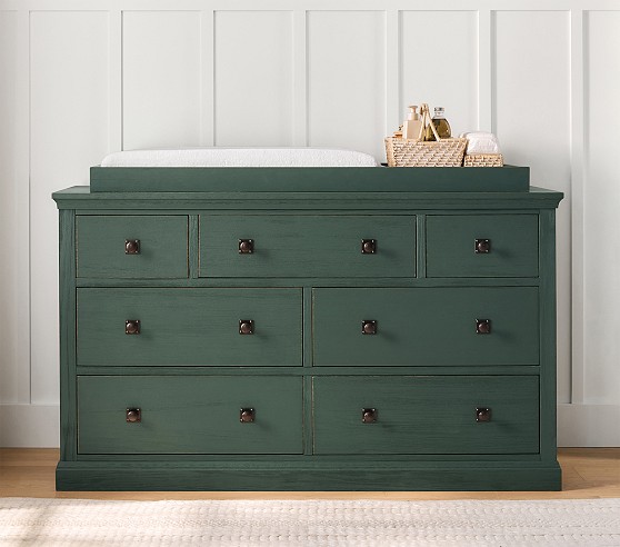 Larkin Extra Wide Changing Table Dresser Topper Pottery Barn Kids