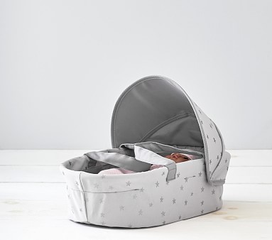 Pottery barn soft outlets doll bassinet