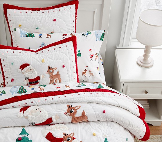 Rudolph® Quilt & Shams | Pottery Barn Kids