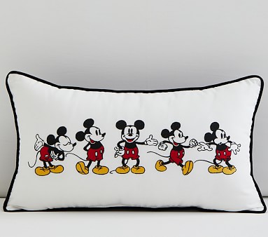 Disney Mickey Mouse Lumbar Pillow Pottery Barn Kids