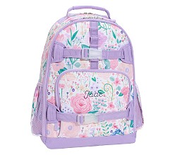 Mackenzie Lavender Floral Blooms Ultimate Travel Backpack