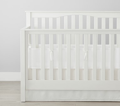 Pottery barn baby crib bumper on sale