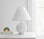 Ceramic Woven Lattice 3-Way Table Lamp