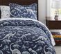 Dinosaur Bones Glow-in-the-Dark Duvet Cover &amp; Shams