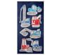 Jax Construction Beach Towel