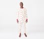 west elm x pbk Adult Modern Smiley Santa Organic Pajama Set