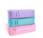 Mackenzie Pink/Aqua/Lavender Packing Cubes, Set of 3