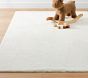 Machine Washable Faux-Fur Nursery Rectangle Rug