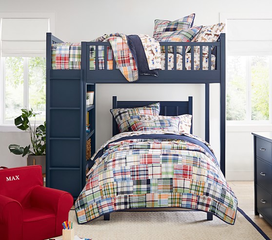 Pottery Barn Kids Madras Quilt Twin offers