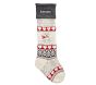 Natural Fair Isle Christmas Stocking Collection