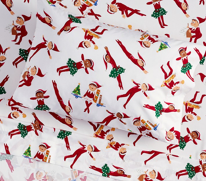 The Elf on the Shelf&#174; Organic Toddler Bed Sheet Set & Pillowcase