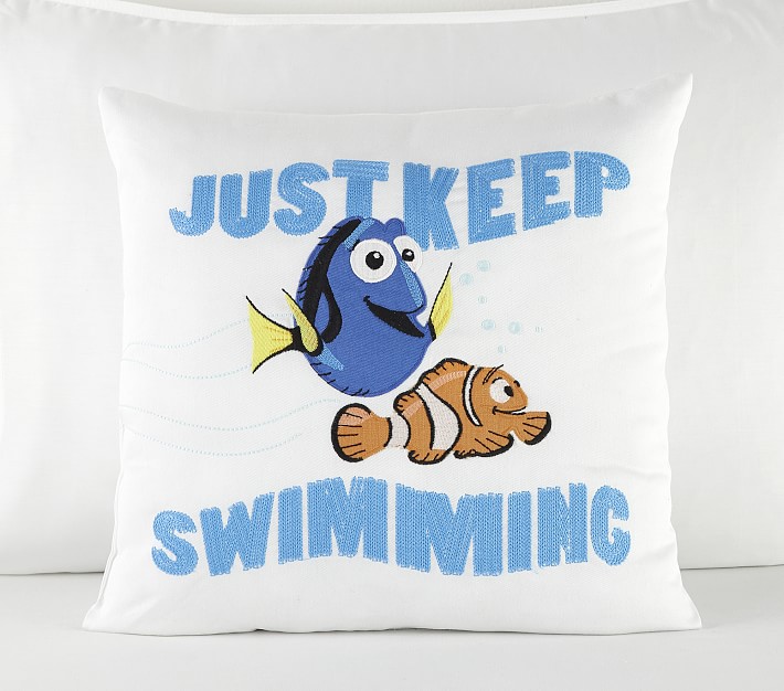 Disney and Pixar <em>Finding Nemo</em> Just Keep Swimming Pillow