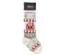 Cottage Natural Fair Isle Christmas Stocking